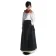 Mittelalter Bluse Swanwhit in Weiß Seitenansicht 2