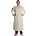 Mittelalter Tunika Hagen lang in Beige Frontansicht