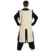 Deutschritter Waffenrock Hornbil in Beige-Schwarz Rückansicht