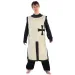 Deutschritter Waffenrock Hornbil in Beige-Schwarz Frontansicht