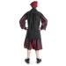 Landsknecht Hose Morold in Schwarz-Rot Rückansicht 3