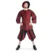 Landsknecht Hose Morold in Schwarz-Rot Frontansicht 2