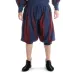 Landsknecht Hose Morold in Blau-Rot Frontansicht 2