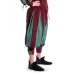 Landsknecht Hose Morold in Rot-Grün Seitenansicht 2